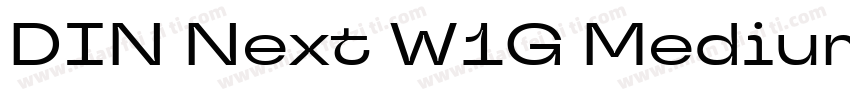 DIN Next W1G Medium字体转换